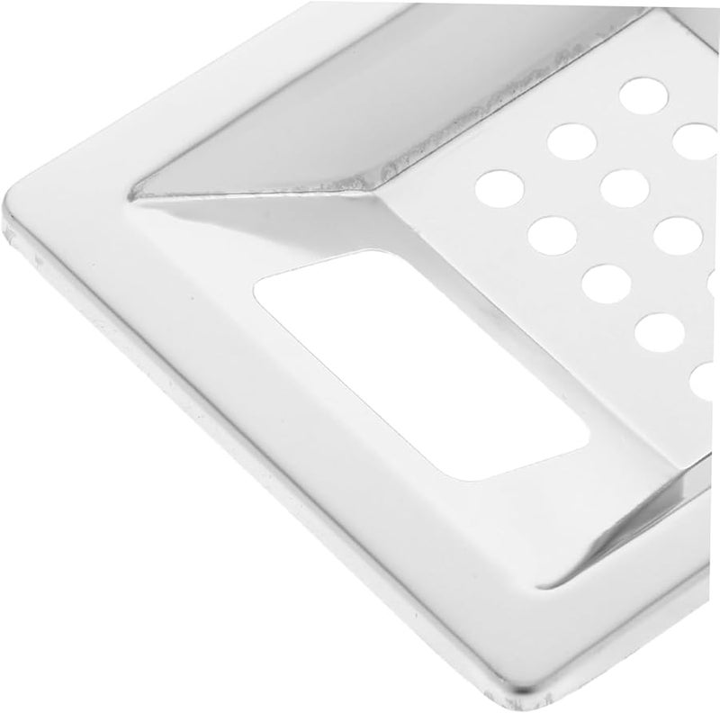 غطاء منحدر من الفولاذ المقاوم للصدأ للخارج 11.8 × 9.8 × 1.5 سم لتغطية سلة المهملات في المطاعم والفنادق والمكاتب - Image 3